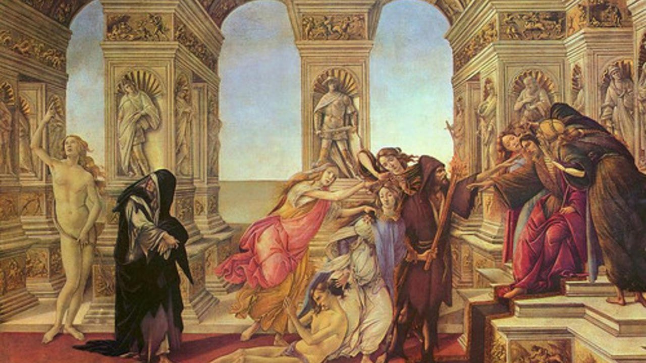 Fantasia Di Botticelli: La “Calunnia”