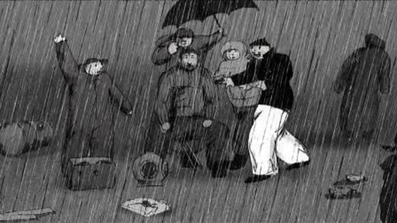Divers in the Rain