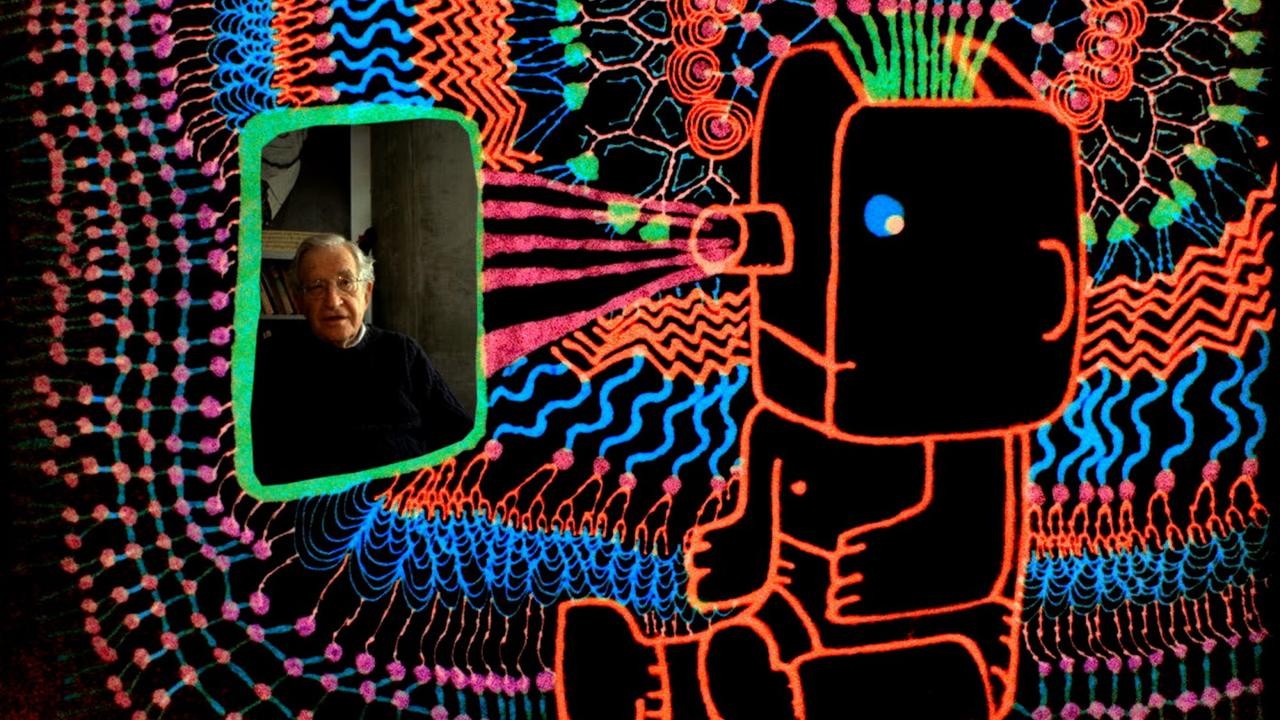 Image du film Conversation animée avec Noam Chomsky