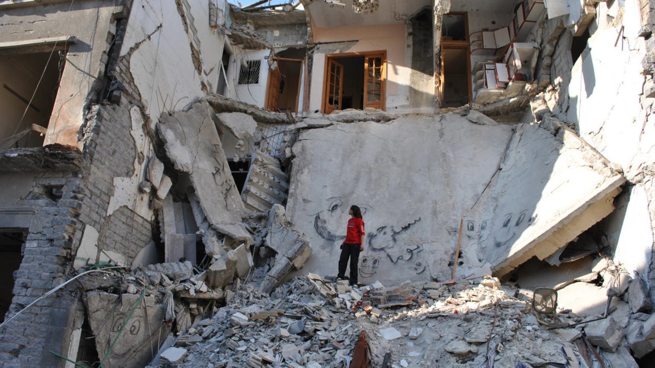 Silvered Water, Syria Self-Portrait