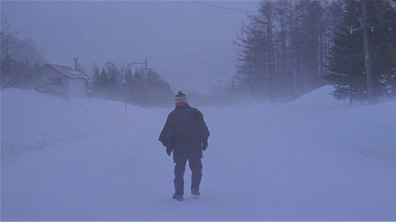 Man Walking on Snow