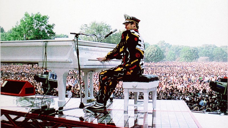 Elton John in Central Park New York
