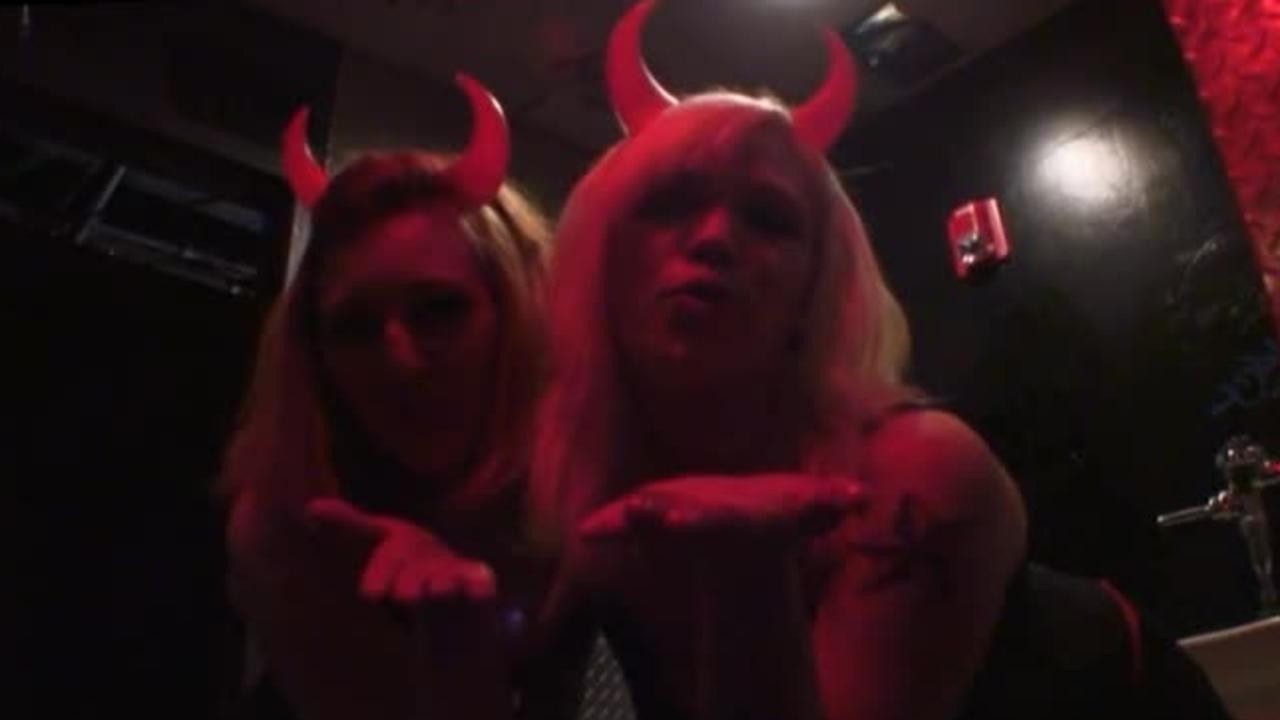He is a devil. “He made a deal with the Devil․ She’s the Devil”.