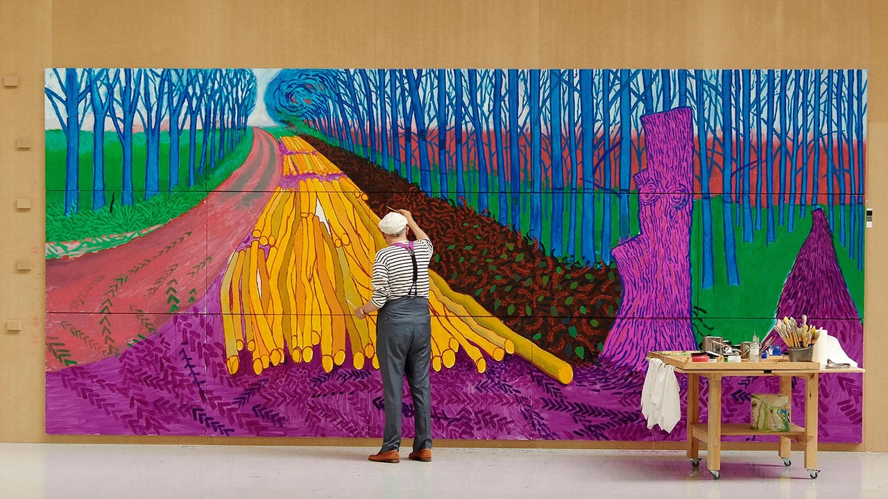 David Hockney at the Royal Academy of Arts