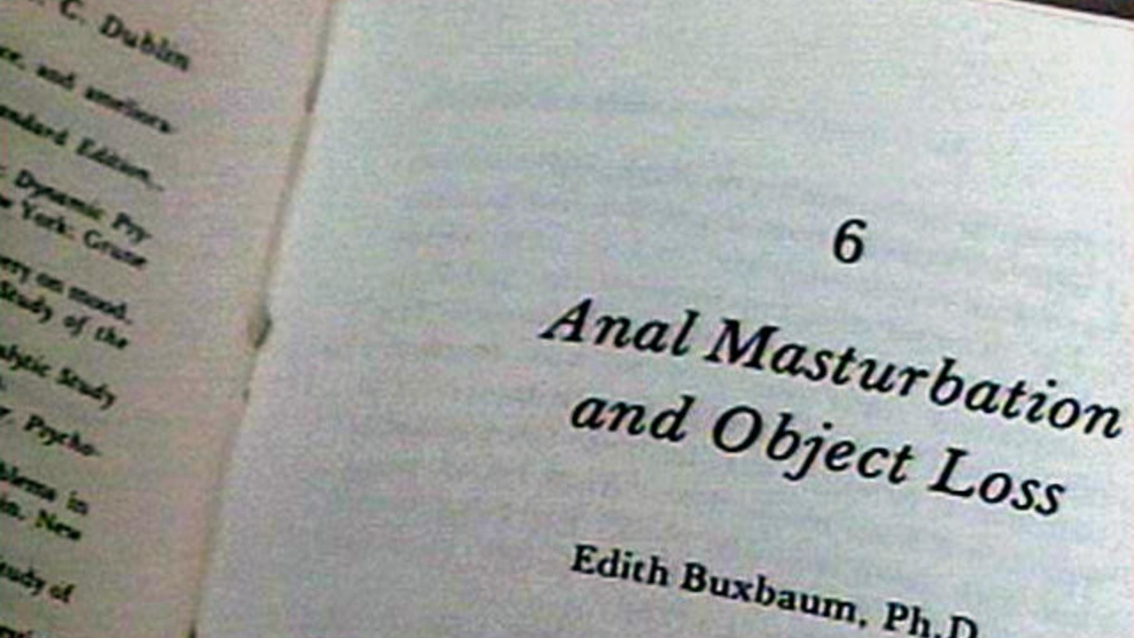 Anal Masturbation And Object Loss 2002 Mubi 