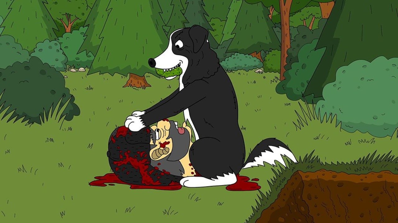 IDEIA IDEAL on X: #MrPickles (4ª temporada): A série mostra o cotidiano da  família Goodman e seu border Collier demoníaco Mr. Pickles. Tentando  alertar a família sobre da natureza do cão, o