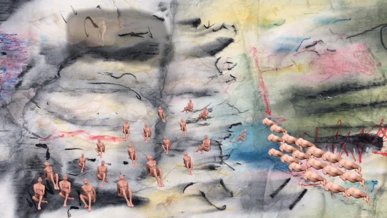 Clonal Renderings 3: Landscape with Clouds