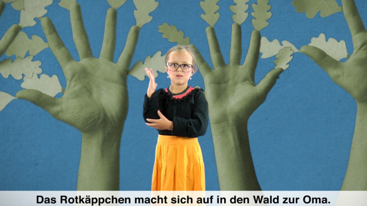 Little Red Riding Hood in German Sign Language