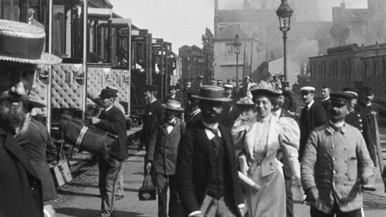 Arrivée d'un train à Perrache