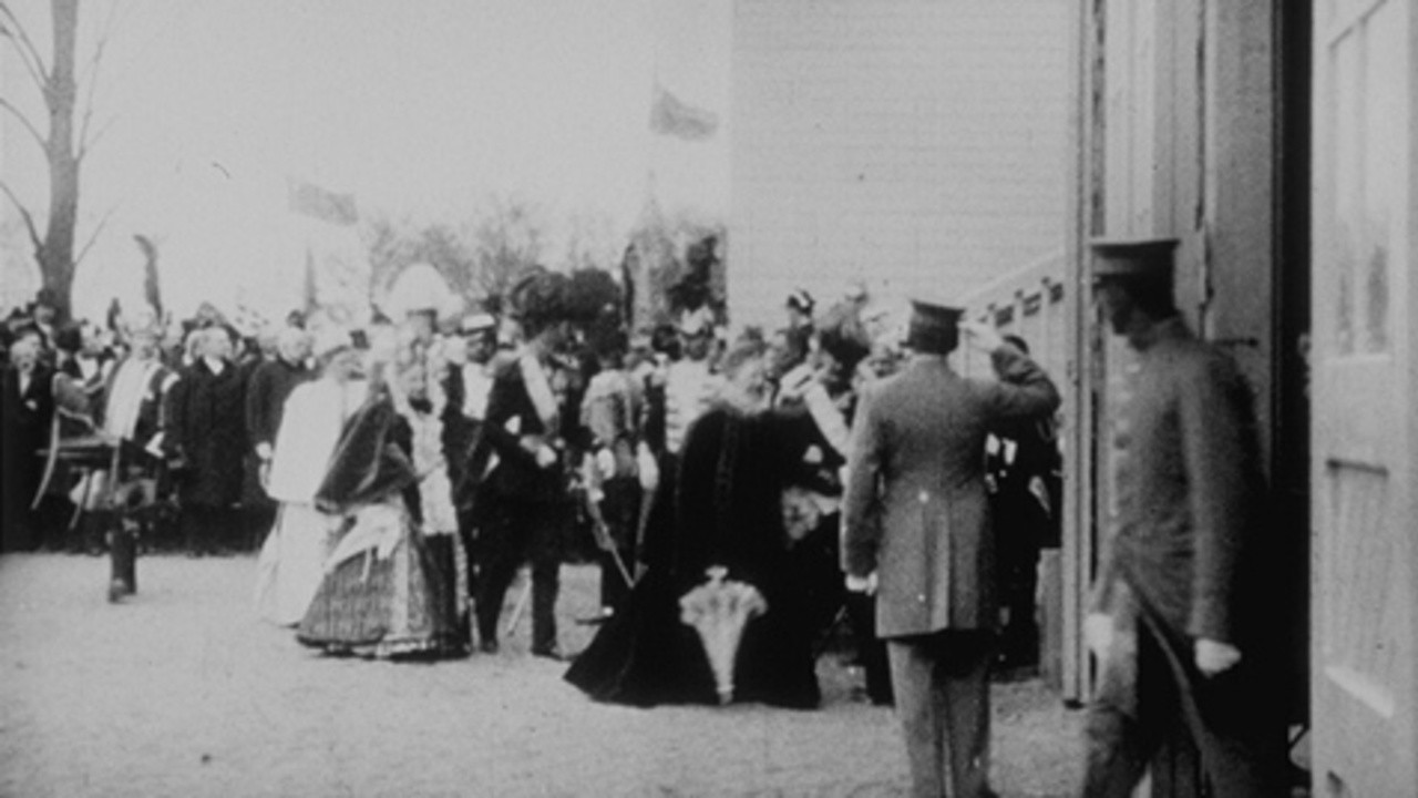 Entrée du cortège royal à l'Exposition