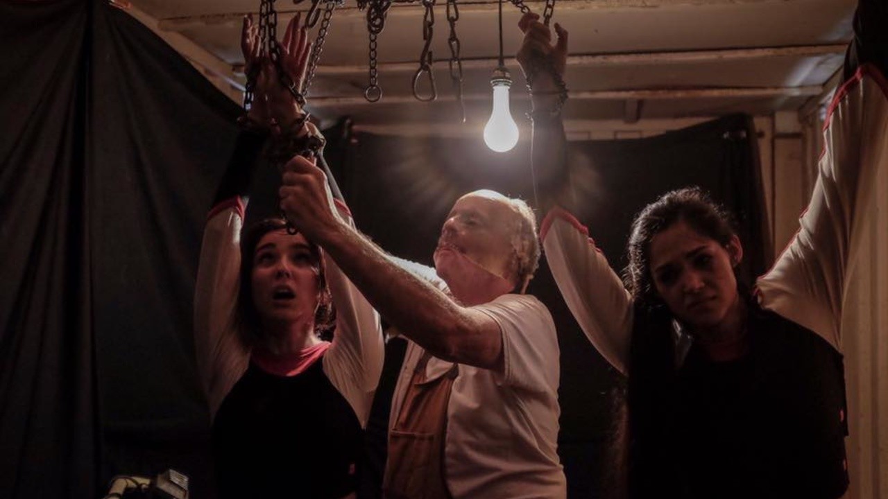 Virgin Cheerleaders in Chains