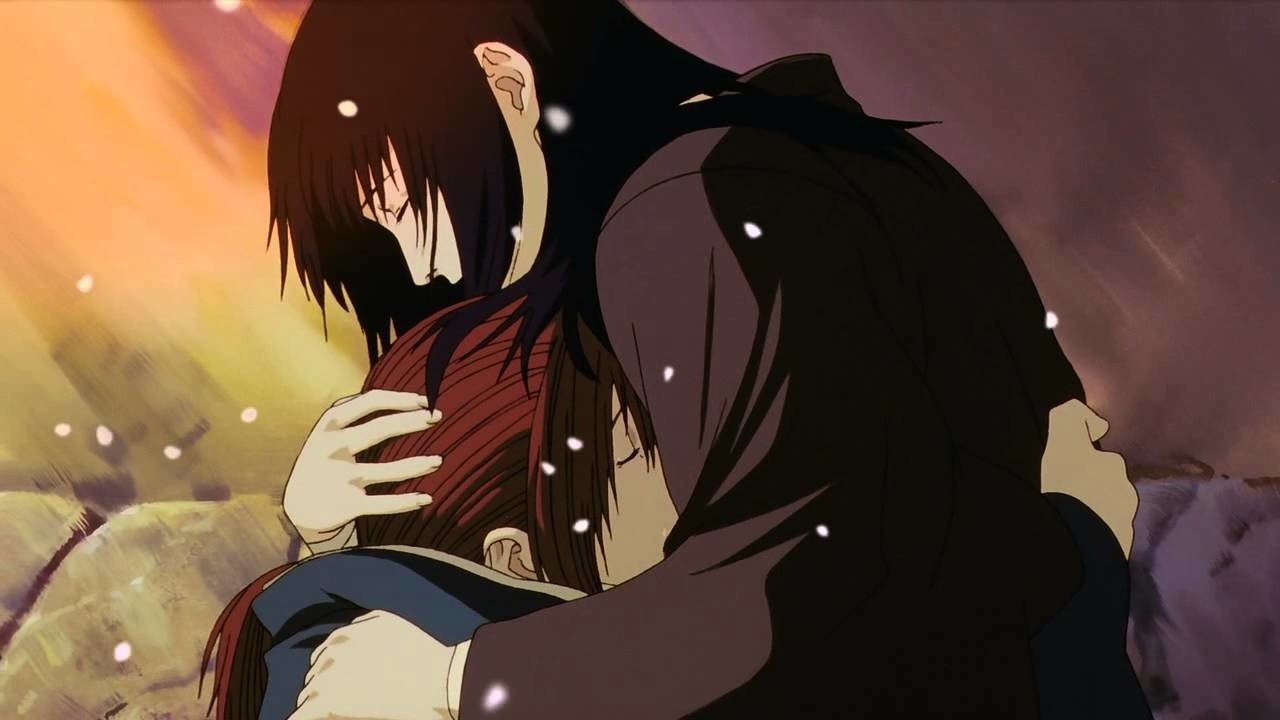 kenshin and kaoru hug