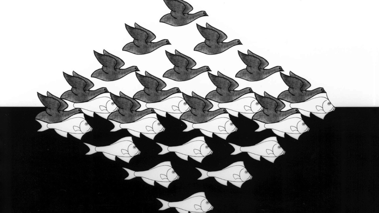 M.C. Escher: Sky and Water 1
