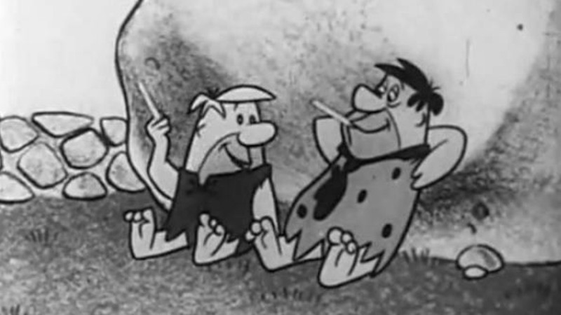 Commercial flintstone smoking The Flintstones