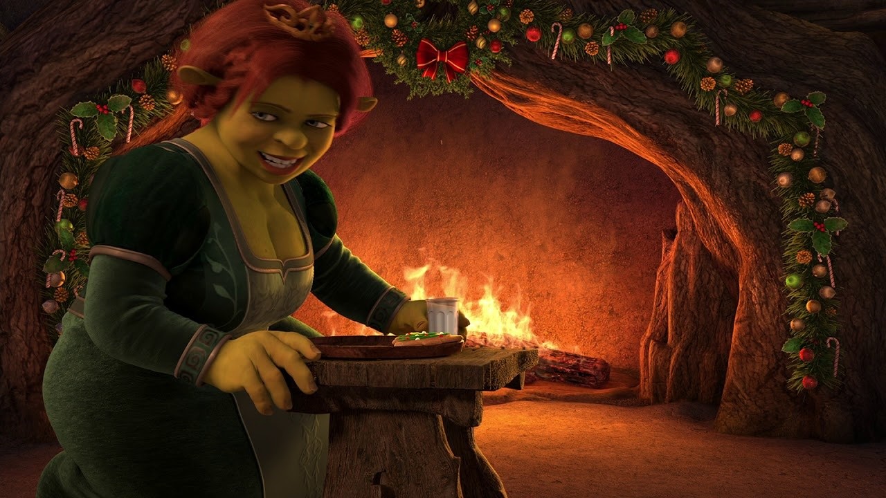 Shrek's Yule Log