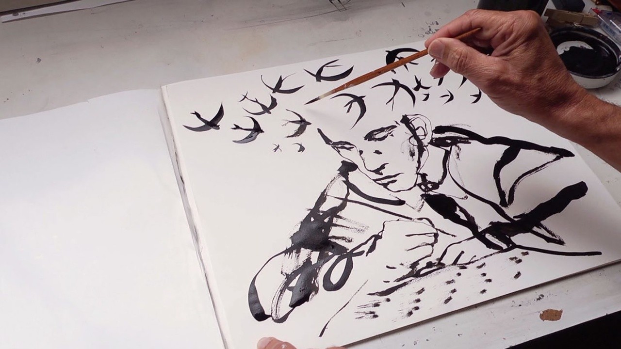 Image du film Edmond, un portrait de Baudoin