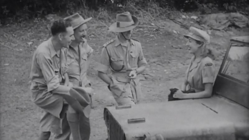 Vera Lynn Chats with Troops