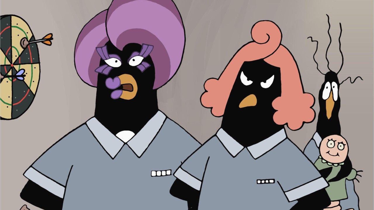 Penguins Behind Bars