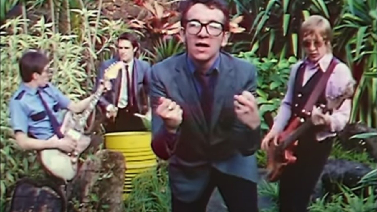 Elvis Costello & The Attractions: (What's So Funny 'Bout) Peace, Love, and Understanding [MV]