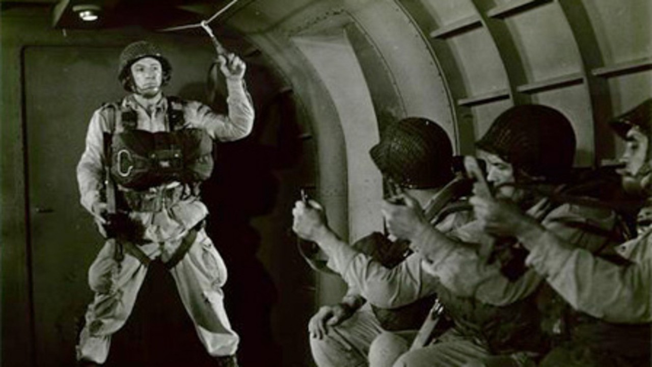 War Movie : Paratroop Command -(1959) ( Full Film )