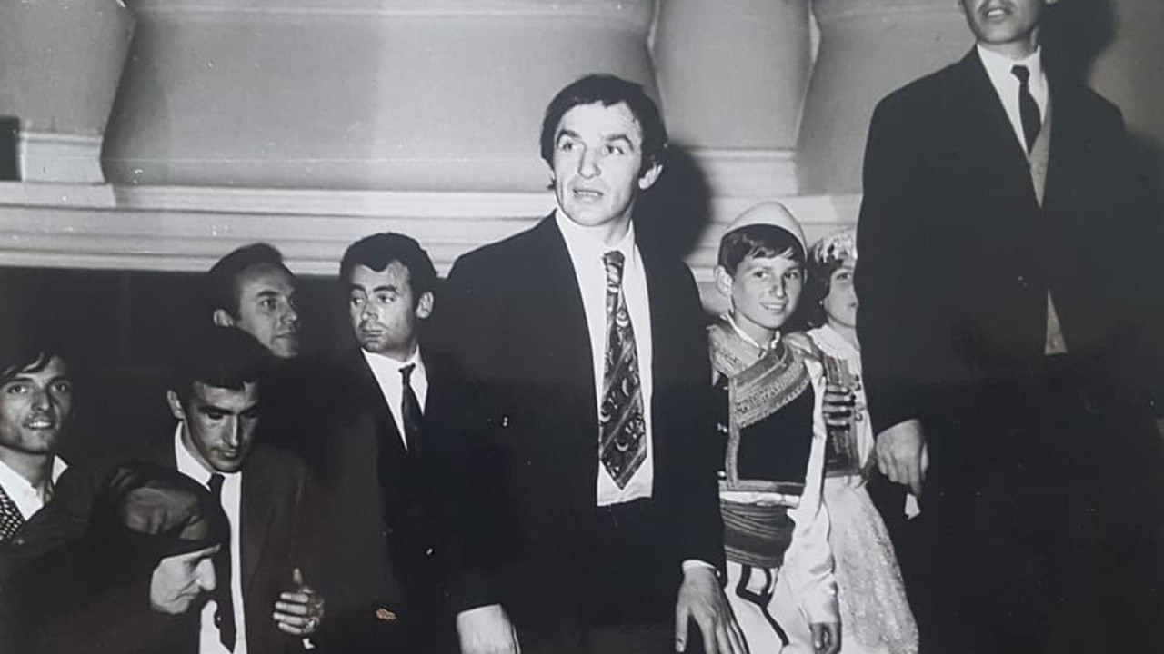 Bekim Fehmiu Visits Albania