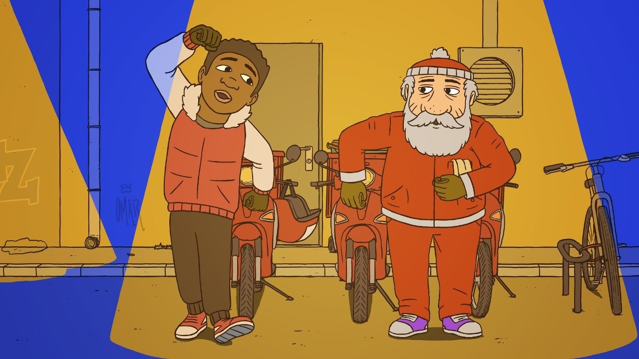 Image du film Marcel le Père Noël et le petit livreur de pizzas
