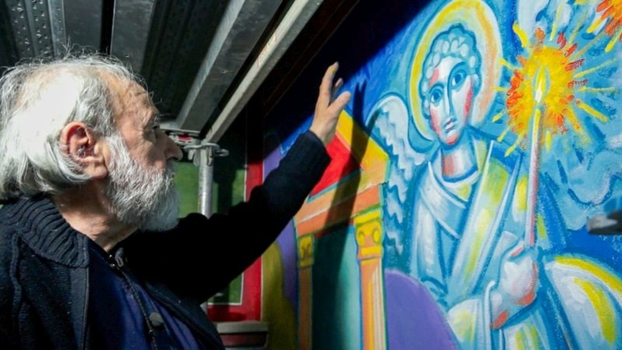 In the Mirror: Father Stamatis and Stamatis