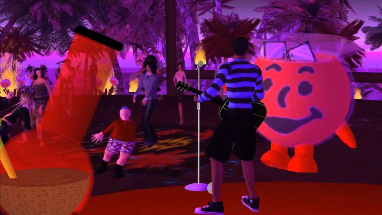 Kool-Aid Man in Second Life: Avatar 4D