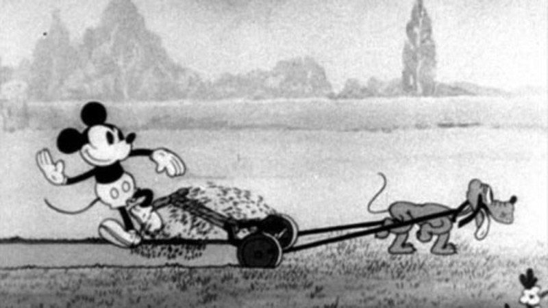 Mickey Cuts Up