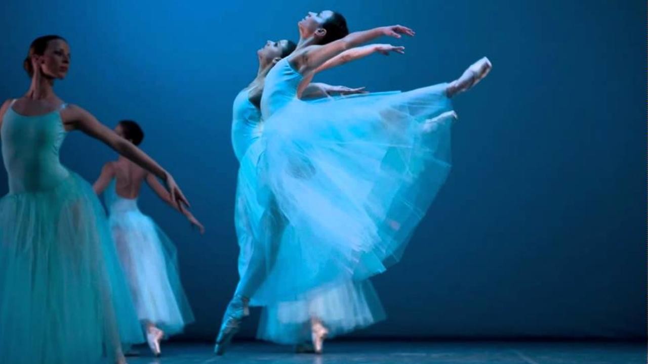 Choreography by Balanchine: Tzigane, Andante from Divertimento No. 15, The Four Temperaments, Selections form Jewels