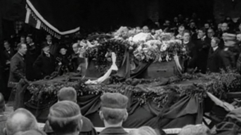 Bjørnsternje Bjørnson's Burial Procession Through Copenhagen