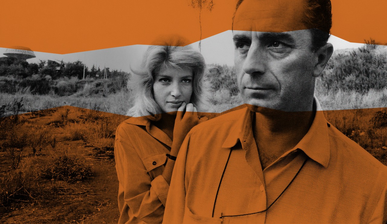 DOUBLE ACT:  MICHELANGELO ANTONIONI AND MONICA VITTI