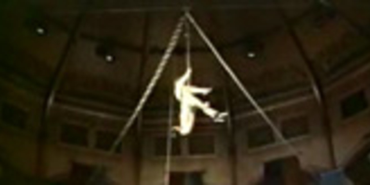 The That Glaring Young Man on the Flying Trapeze on Notebook