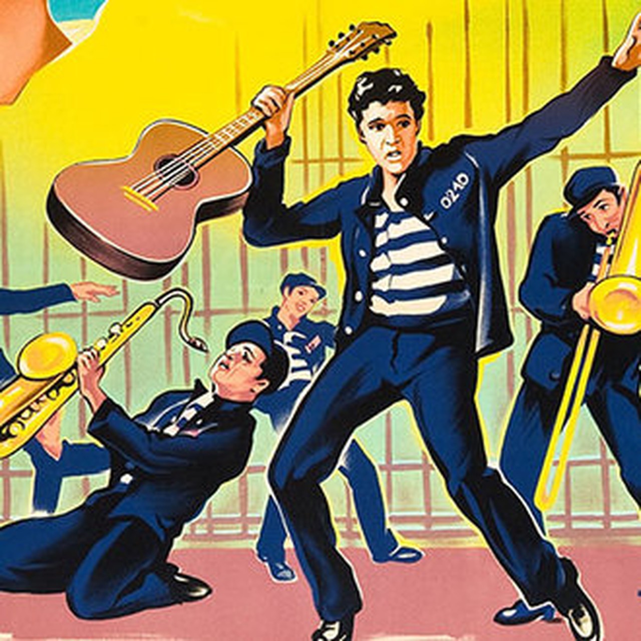 Movie Poster of the Week: “Jailhouse Rock” and the Elvis Posters of Roger  Soubie on Notebook | MUBI, image size:1280x1280