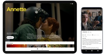 Aplicación MUBI en teléfonos inteligentes y tablets