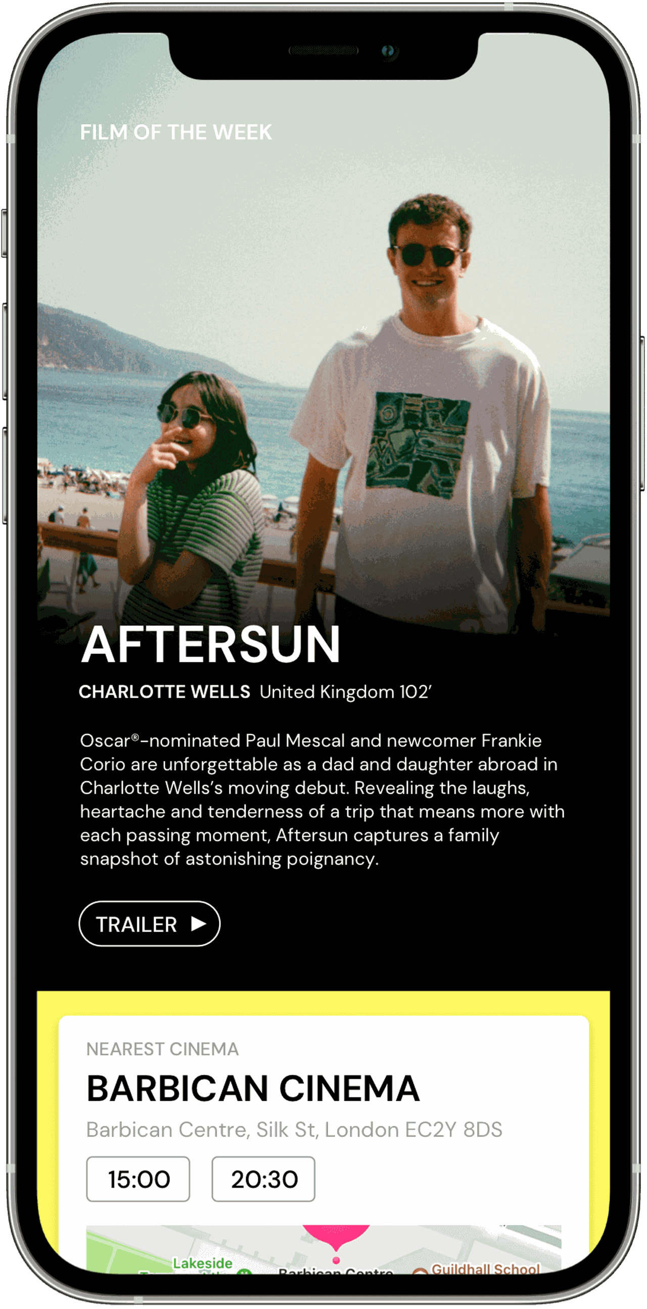 Mubi Go app screenshot