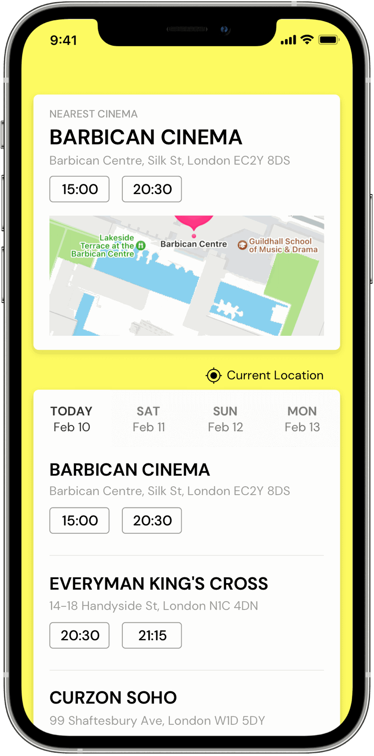 Mubi Go app screenshot