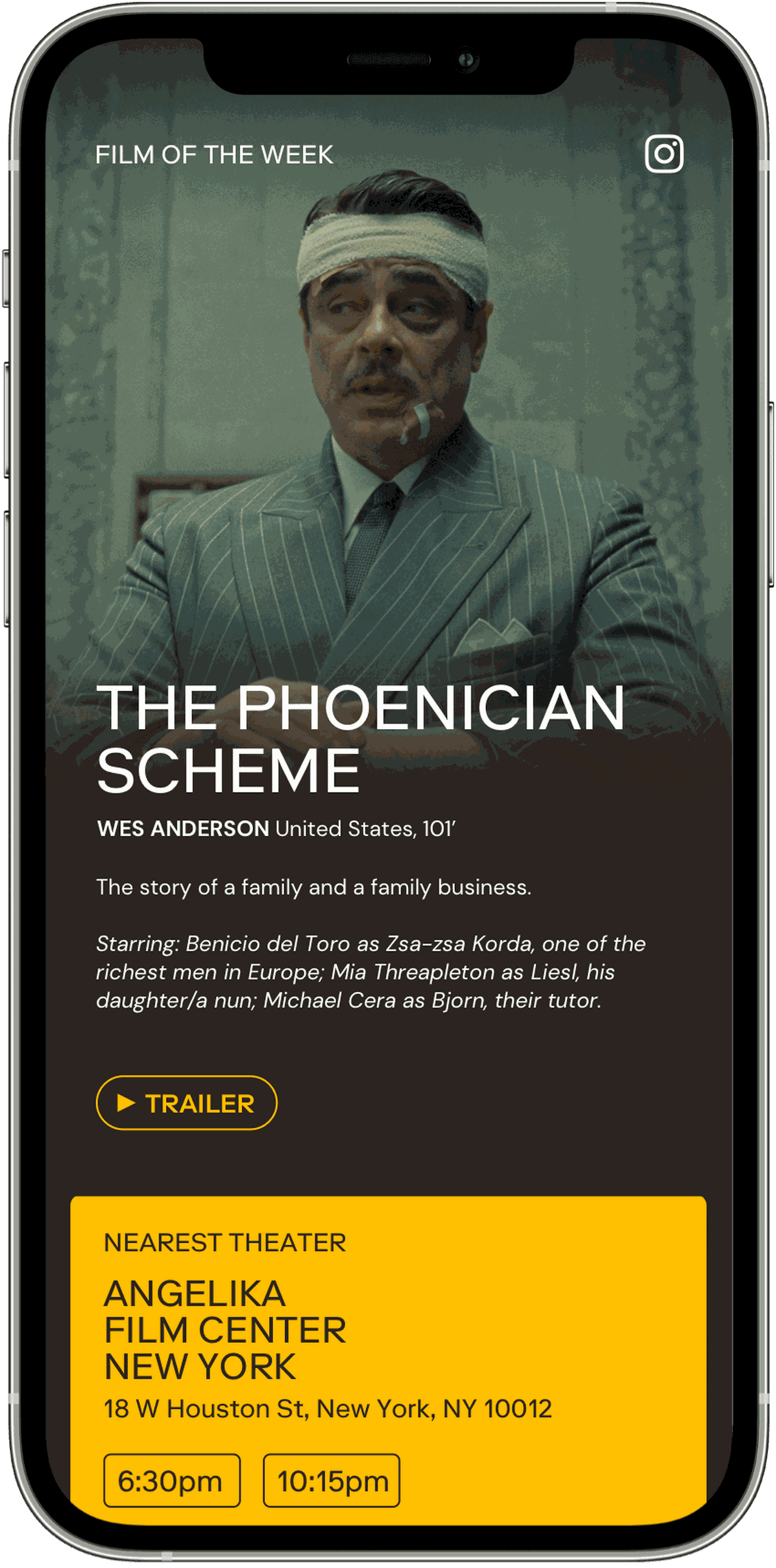 Mubi Go app screenshot